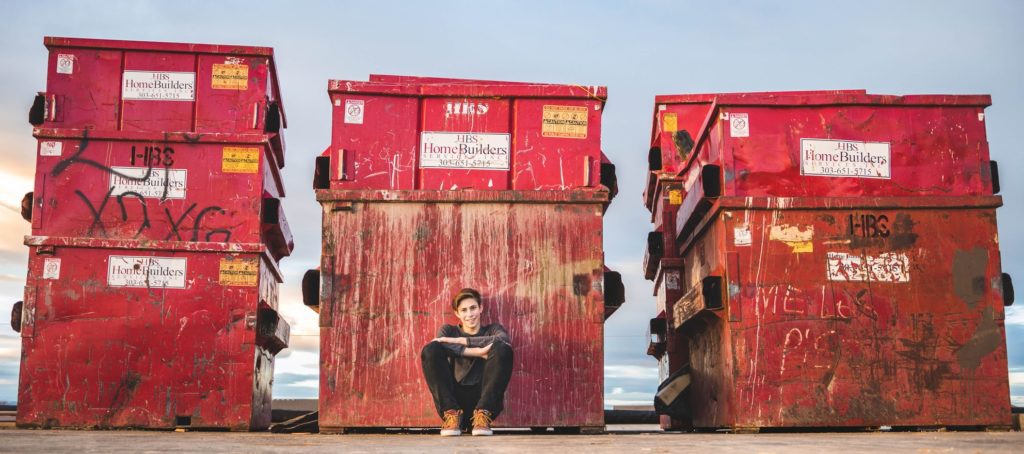 Is a dumpster an indication of a home about to come to market?