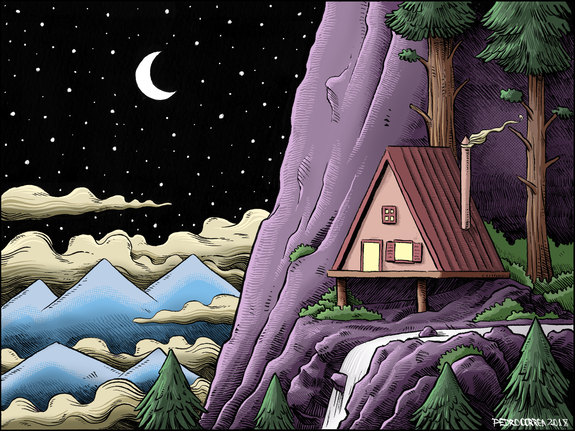 Mountain home by Pedro Correa