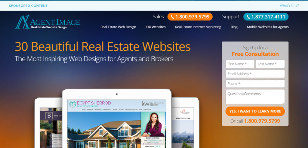 Real Estate IDX/MLS Websites - Bold Print Design Studio