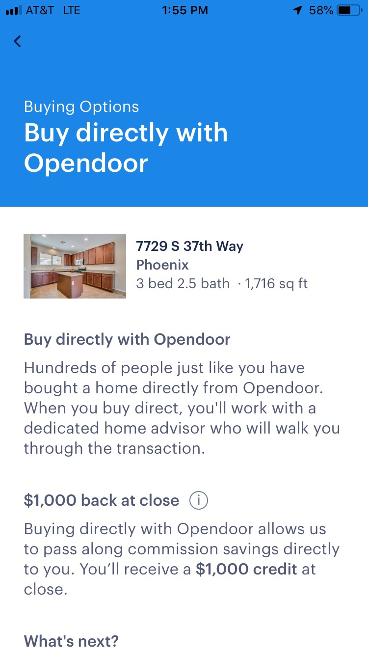 Opendoor Uses 1,000 Credit To Nudge Buyers Toward Its Homes and