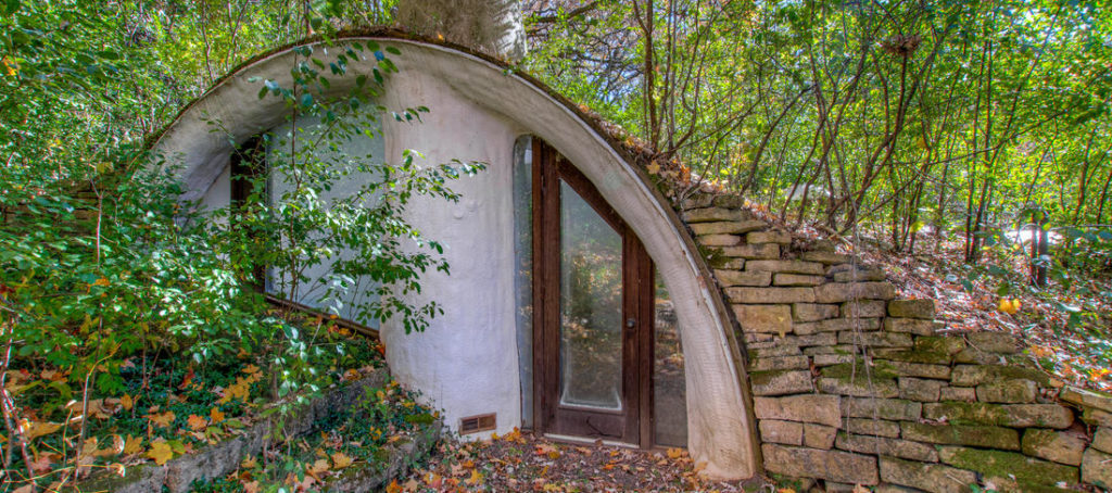 Hide out from the world in this real-life hobbit house