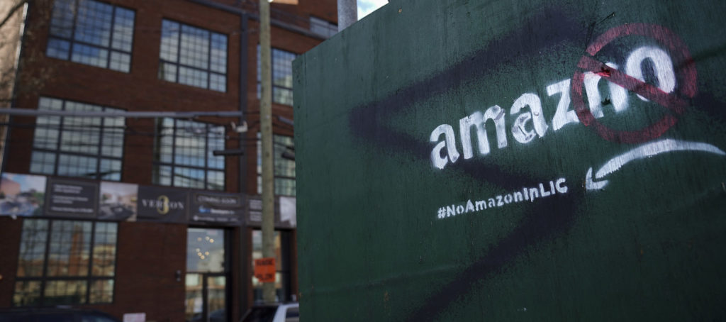 Local Realtors reel from report Amazon may avoid NYC