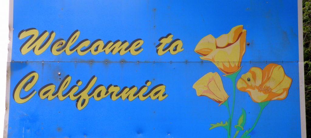 California state sign