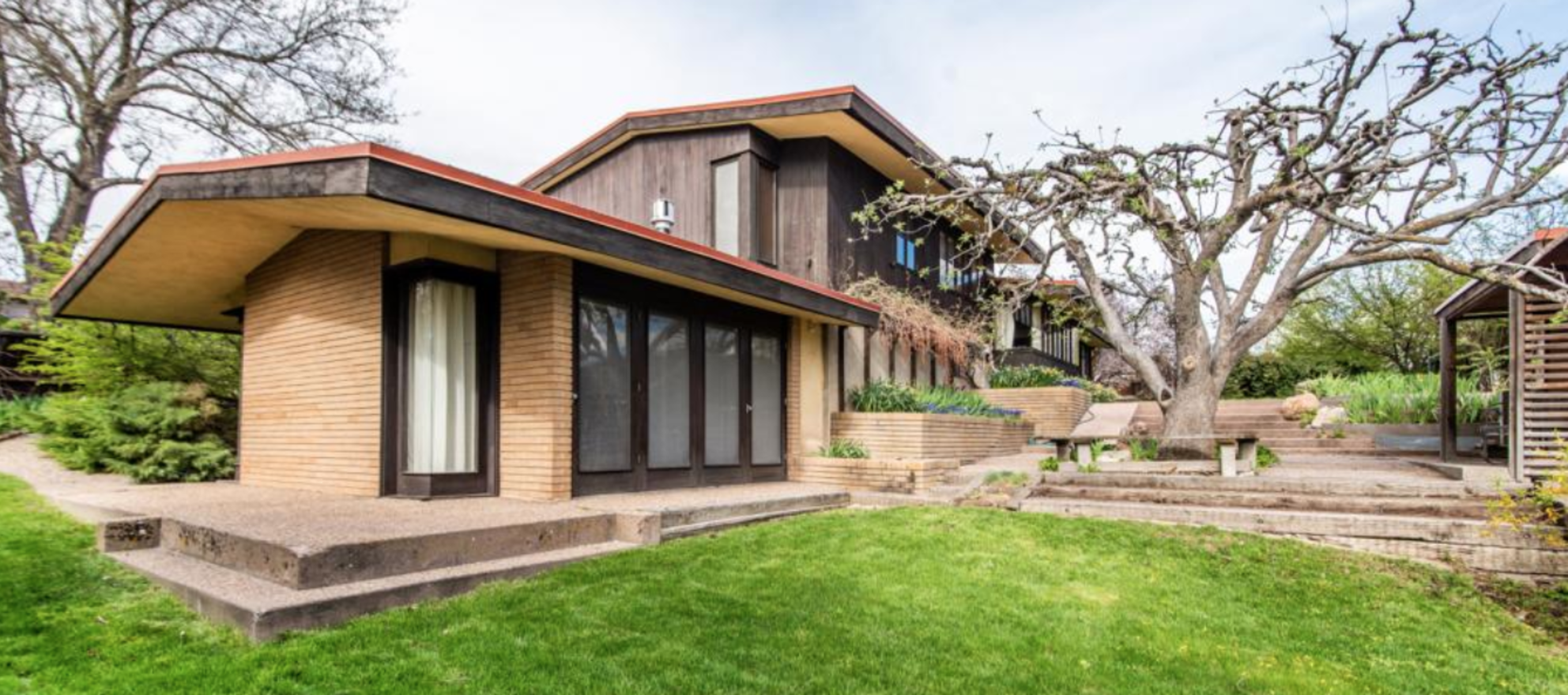 A Home Inspired By Frank Lloyd Wright Up For Sale $540K
