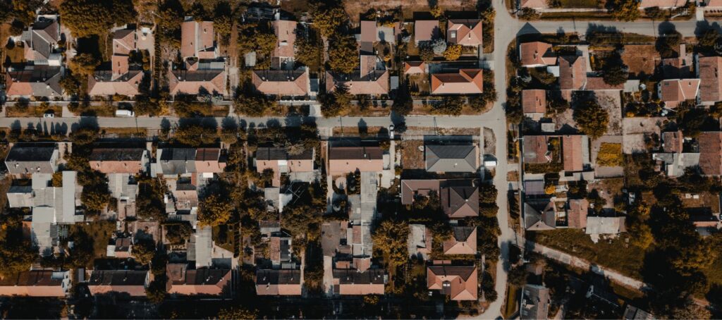 Homes, houses, suburb