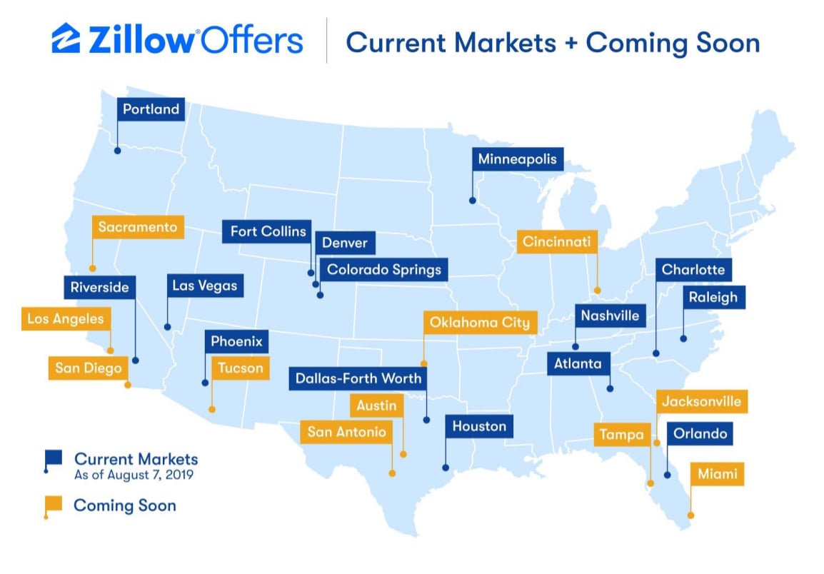 Zillow Announces New iBuyer Markets As Revenue Soars 84 Inman