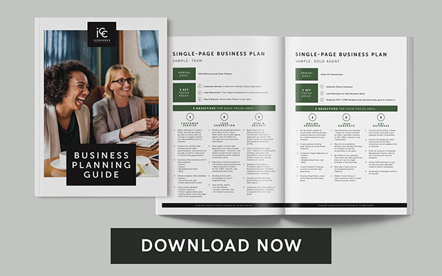 Business plan image with download button