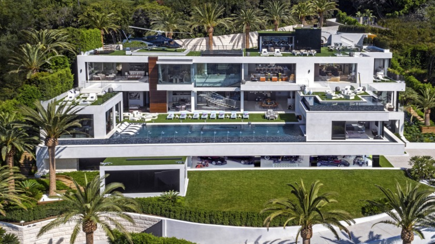 Bel Air Spec Mansion With 21 Bathrooms Sells For $94M - Santa Fe ...