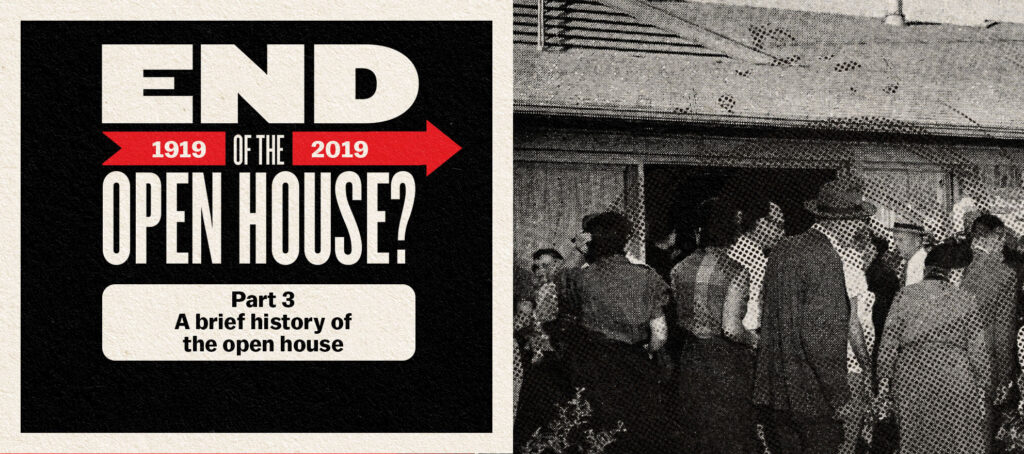 A brief history of the open house