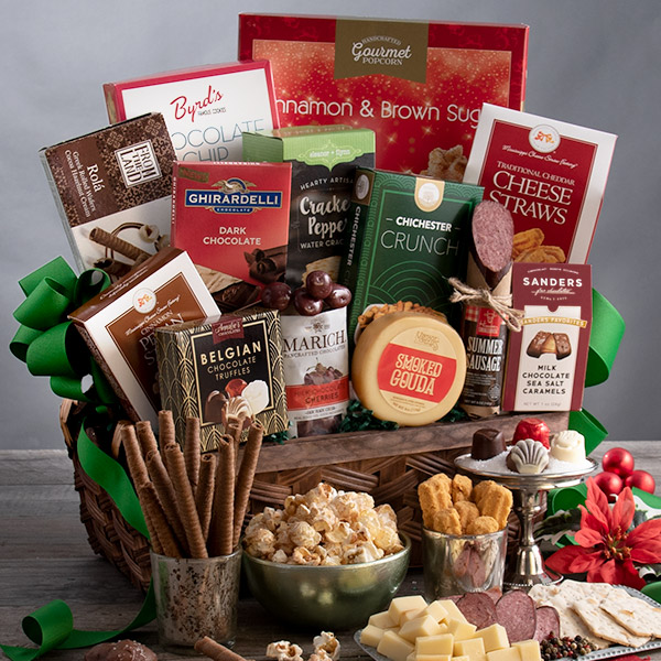 holiday gift basket for clients