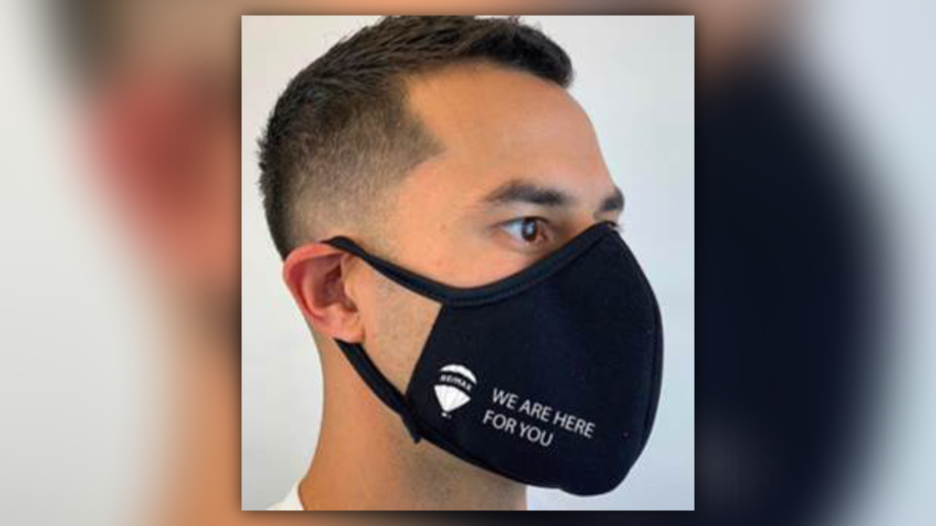 RE/MAX Integra providing branded masks to its brokerages