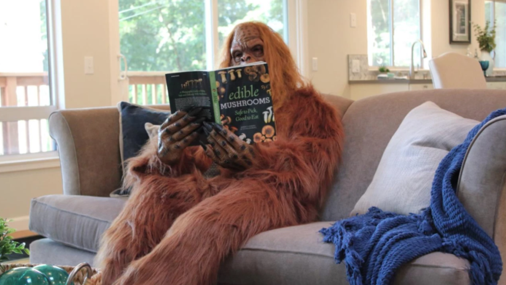 (Agent dressed as) Bigfoot spotted in California listing photos