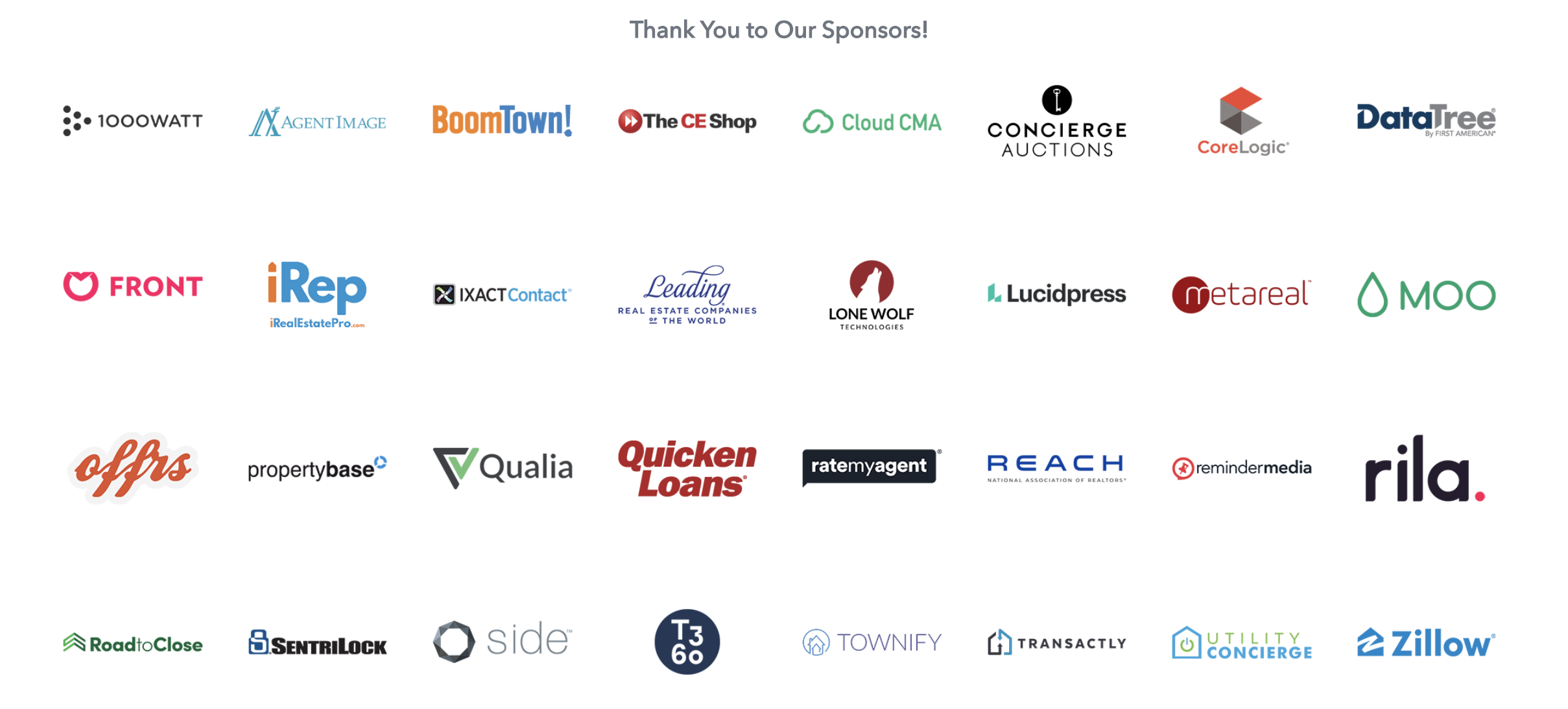 Connect Now Sponsors