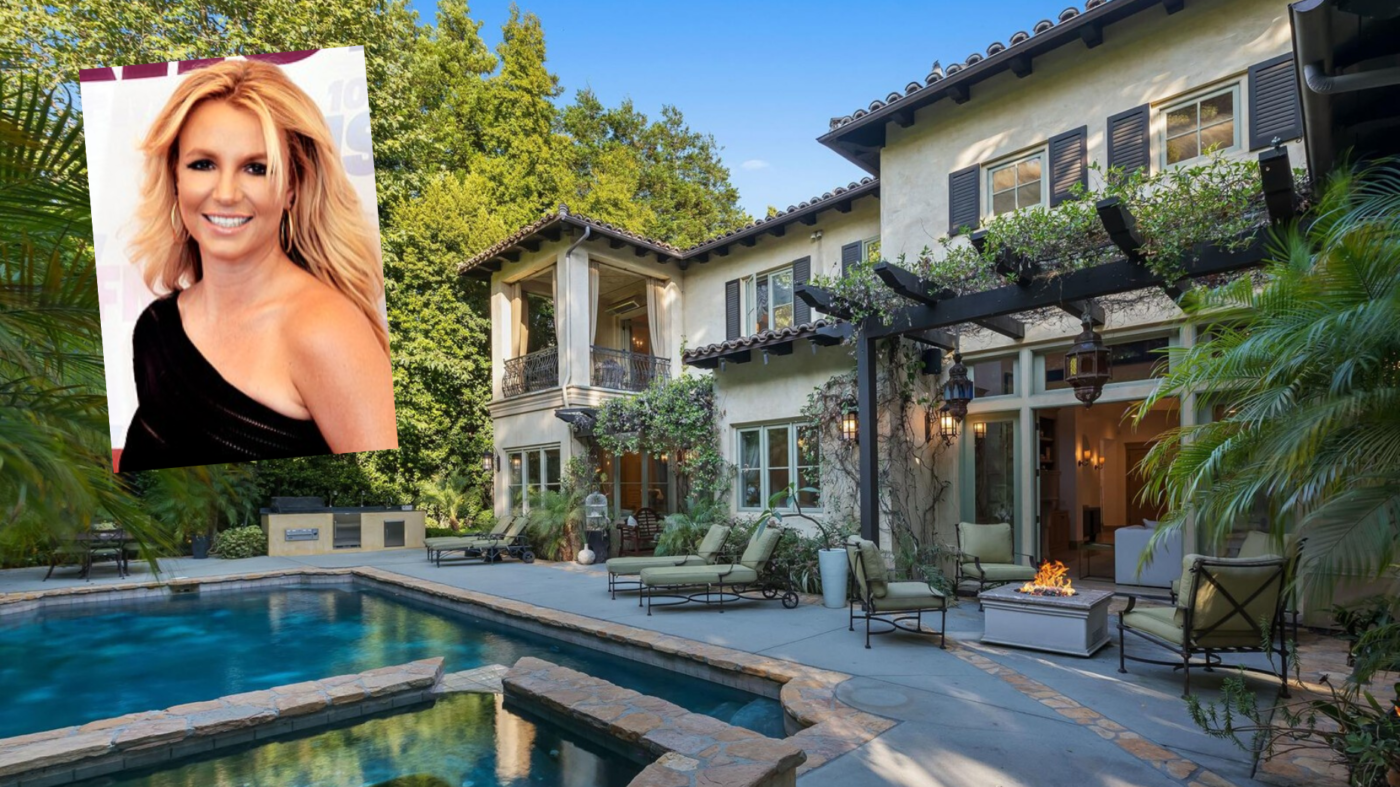 Britney Spears' Former Heavily Gated Mansion Hits The Market - Inman