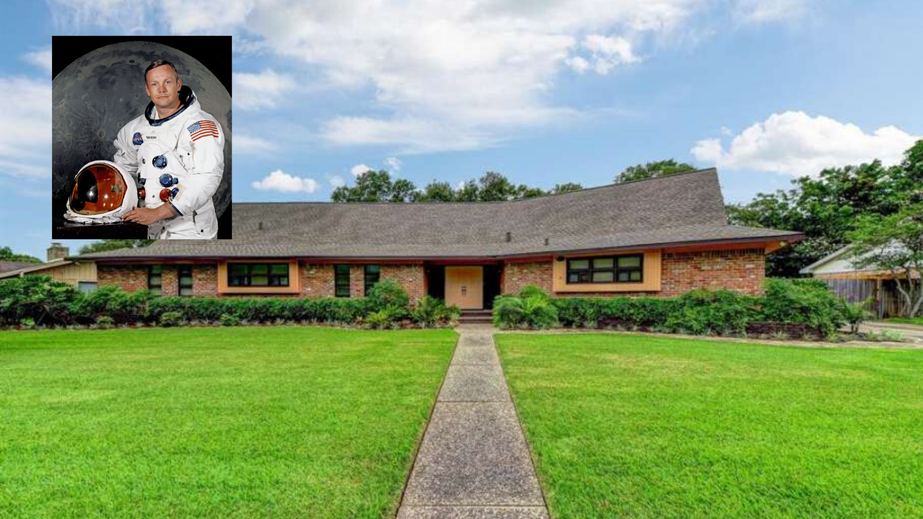 Neil Armstrong’s one-time home lists for only $375,000