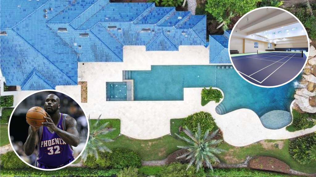 Shaquille O'Neal to offload Florida mega-mansion listed for $16.5M