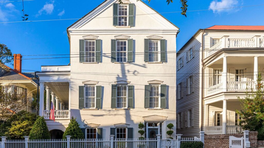 Historic Charleston Greek Revival once occupied by JFK lists for $4.4M