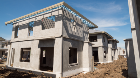 Rising construction costs curbed homebuilders' pace in April