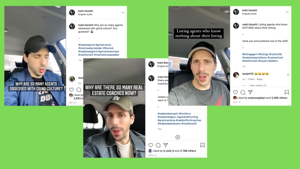 4 tips for agents who want to score laughs — and leads — on Instagram