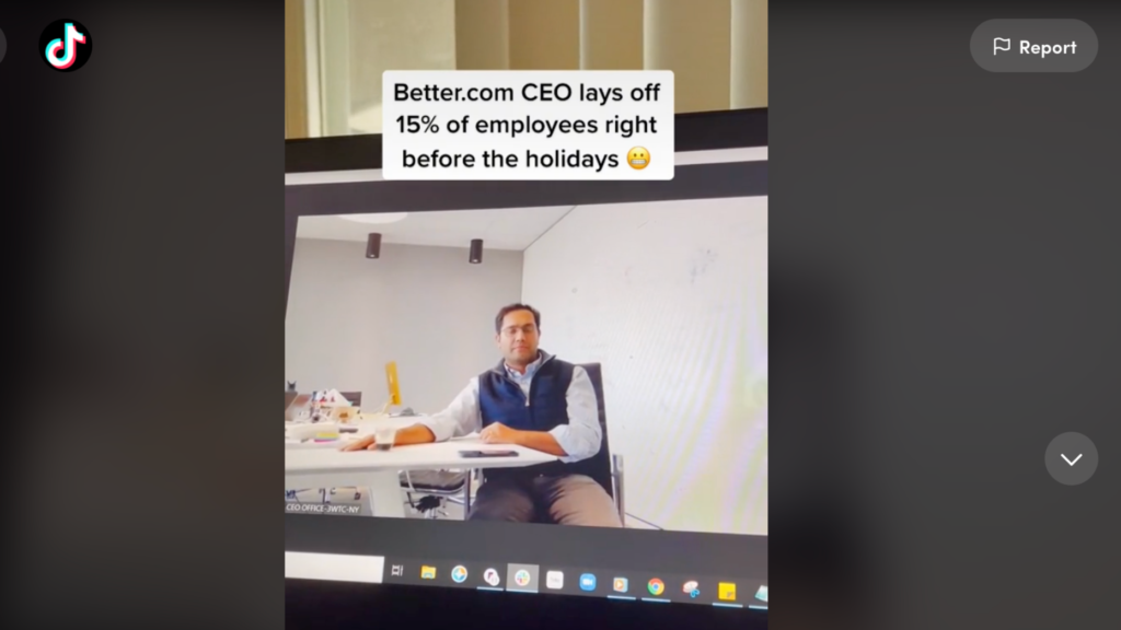 Better CEO under fire after Zoom call layoffs go viral on TikTok