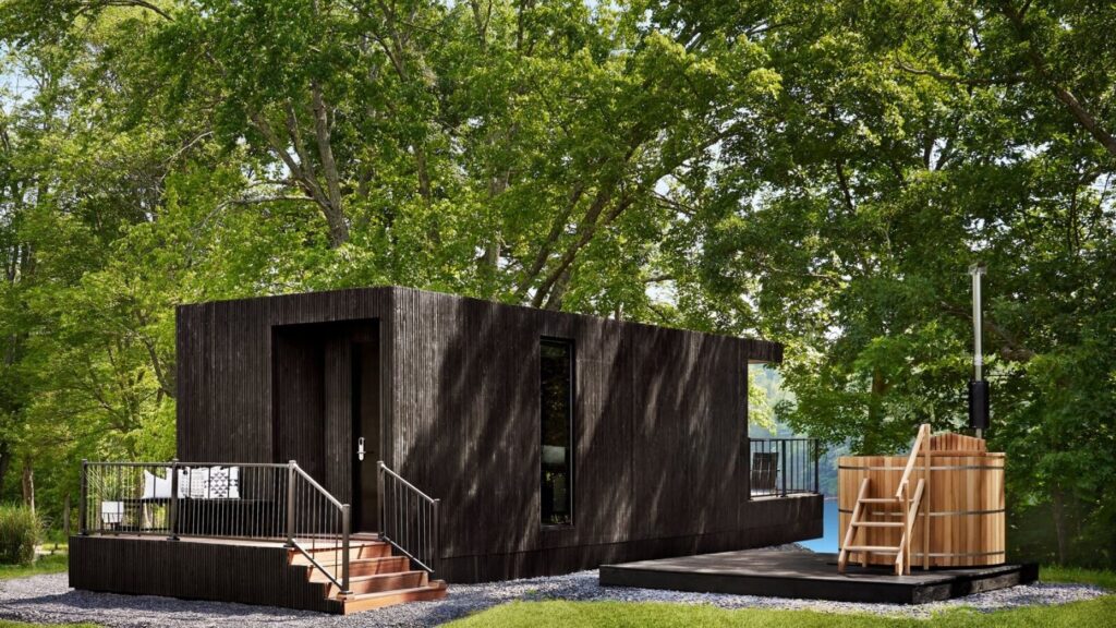 Tiny homes are being used to build 'nomadic' upstate New York hotel