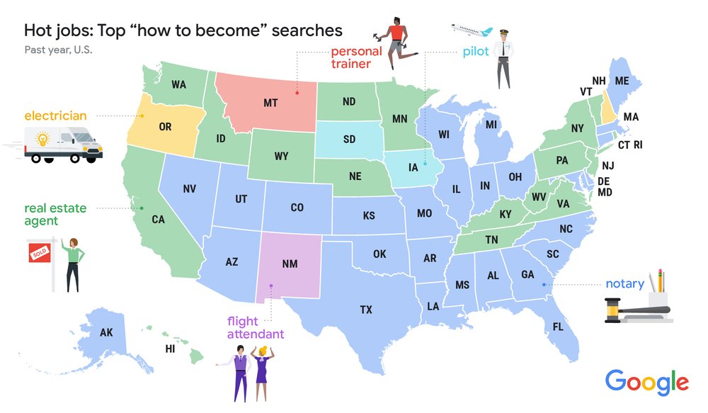 On Google, ‘Real Estate Agent’ Is The Job Most Americans Really Want