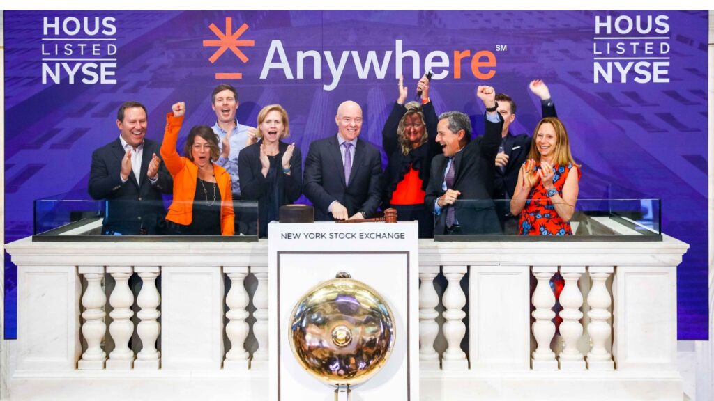Anywhere rings in rebrand at NYSE opening bell with new stock ticker