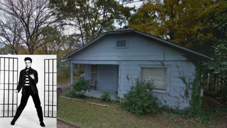 Elvis Presley's childhood home in Mississippi hits the auction block