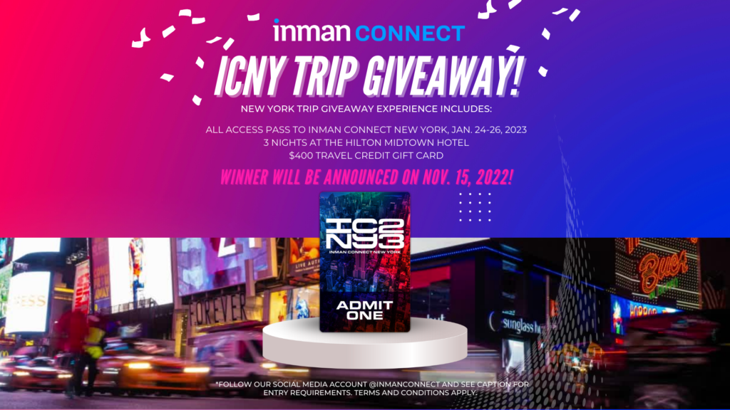 Inman Connect Experience Giveaway